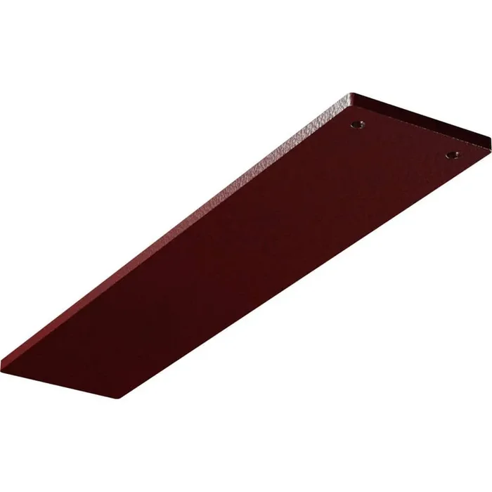 0.25 in. x 3 in. x 14 in. Steel Hammered Bright Red Logan Bracket