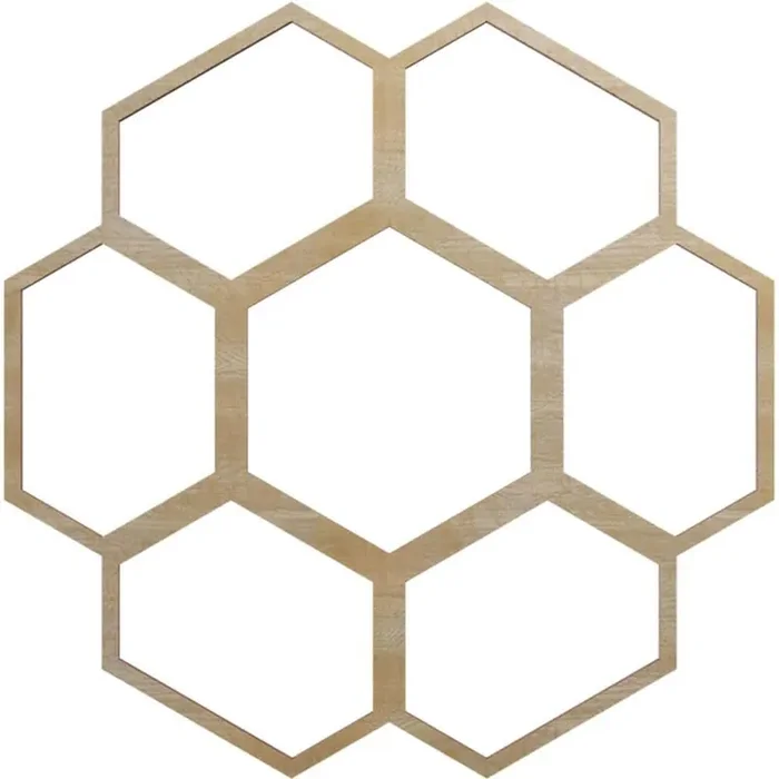 0.25 in. x 7.625 in. x 18 in. Wood Medallion Moulding