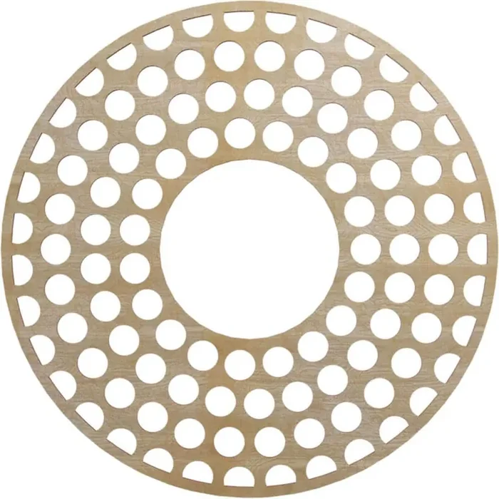 0.375 in. x 24 in. x 24 in. Wood (Birch) Medallion Moulding