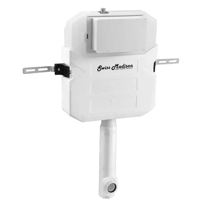 0.8/1.28 GPF 2 ft. x 6 ft. Concealed in Wall Dual Flush Toilet Tank Carrier for Back to Wall Toilet in White