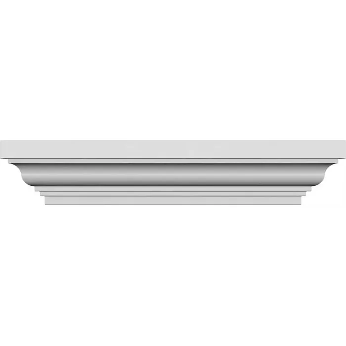 1/2 in. x 139 in. x 4-1/2 in. Polyurethane Standard Crosshead Moulding