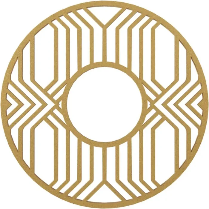 1 in. x 34 in. x 34 in. Empire Architectural Grade PVC Pierced Ceiling Medallion