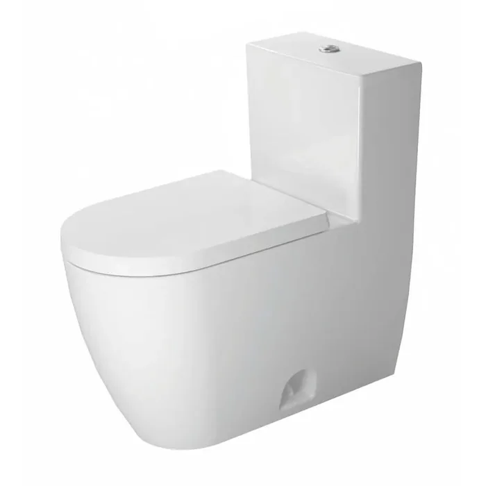 1-Piece 0.92 GPF Dual Flush Elongated Toilet in White, Seat Not Included