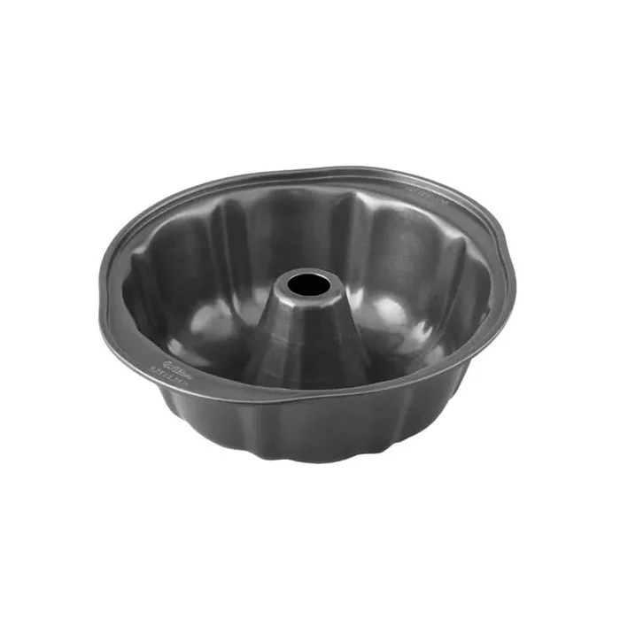 1 Piece Bundt Cake Pan Non-Stick Warp-Resistant Bakeware Made without PFAs, Fluted Tube Pan Set