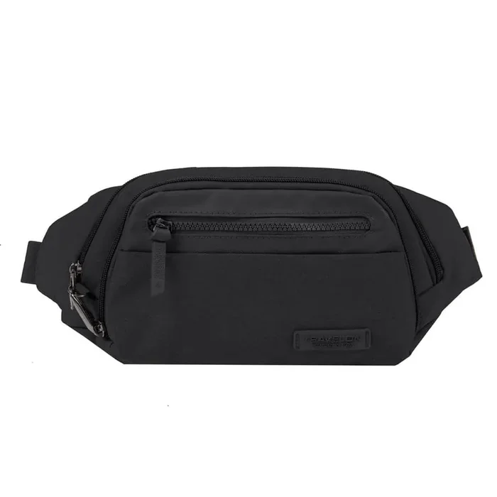 10.5 in. H Anti-Theft Metro Black Waistpack