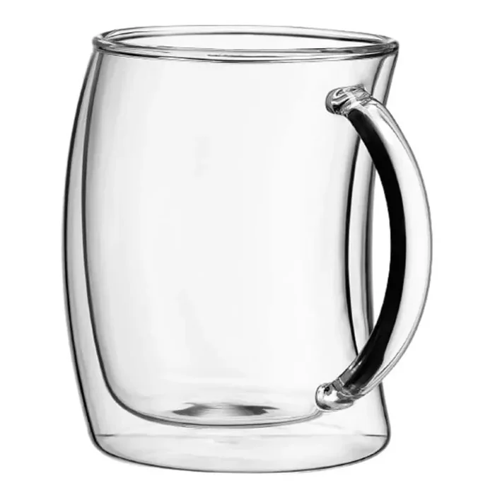 10 oz. Caleo Double Wall Glass Insulated Coffee Mug (Set of 4)