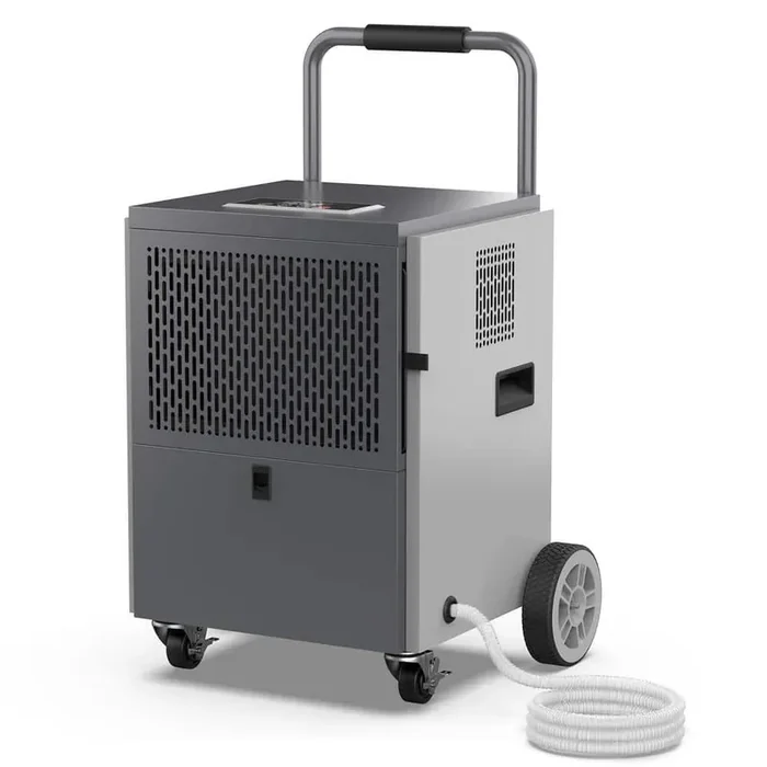 100 pt. 4500 sq. ft. Commercial Dehumidifier in. Blacks with Bucket, Hose for Garage Industrial Dehumdifier for Basement