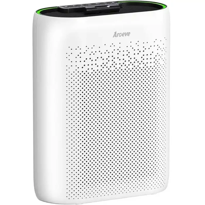 1095 Sq. Ft. Air Purifiers for Home with Automatic Air Detection, Remove Dust, Pet Dander and Pollen in White