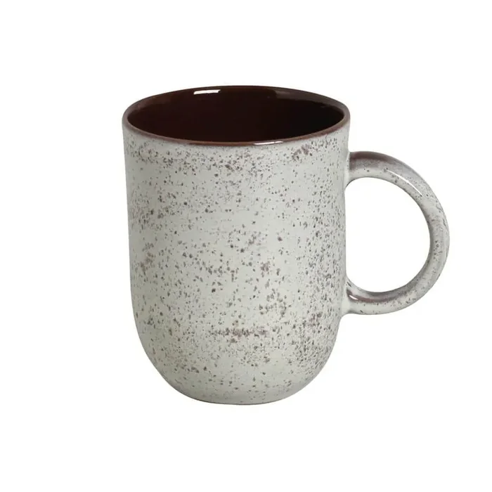 11.16 oz. Pistache Teal Stoneware Coup Mug (Set of 4)