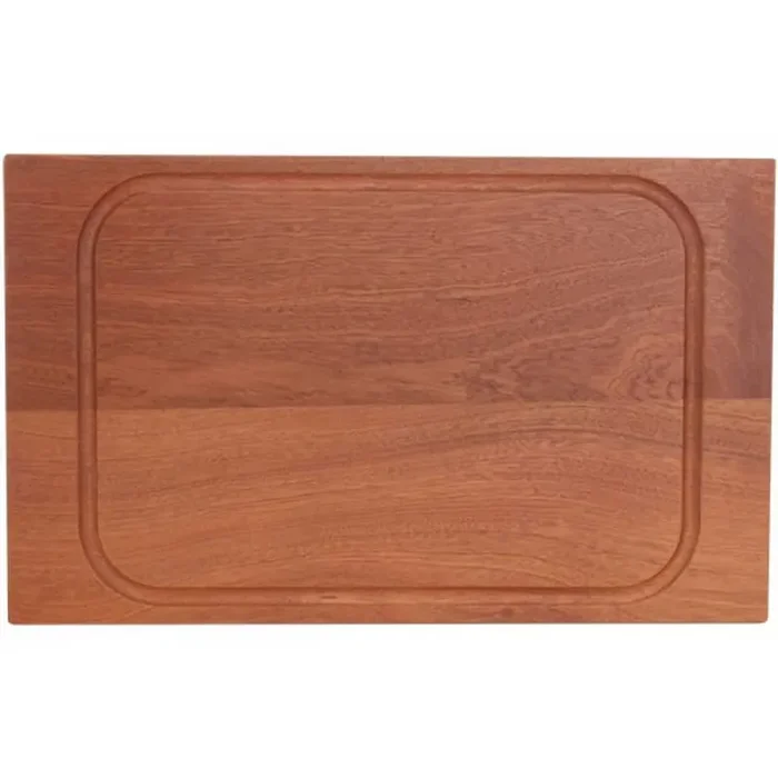 11 in. x 18 in. Solid Wood Kitchen Cutting Board In Oak Color