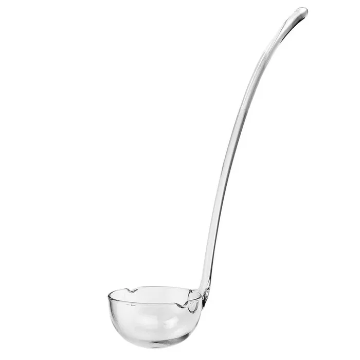 12 in. to 13 in. Long Lead Free Crystal Mouth Blown Punch Ladle