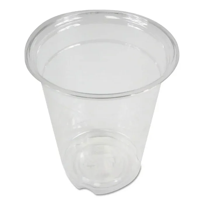 12 oz. Clear Disposable Plastic Cups, Cold Drinks, PET, 20-Cups/Sleeve, 50 Sleeves/Carton