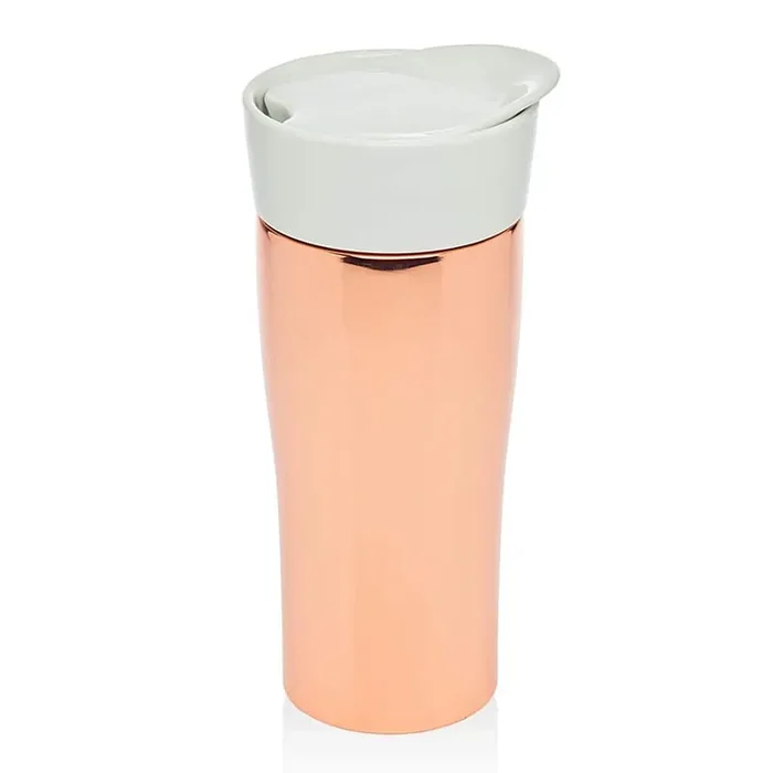 12 oz. Copper Coffee Mug with Lid
