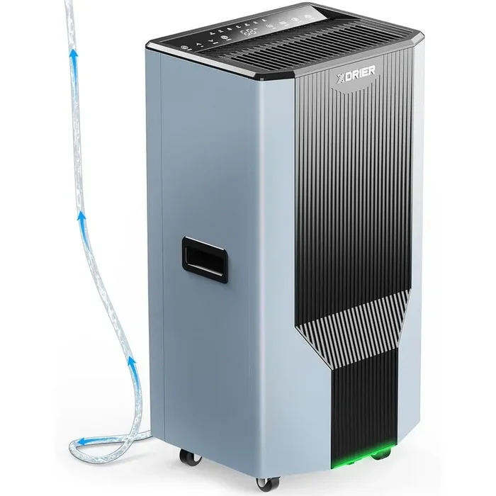 120 Pints 1500 Sq. Ft. 120PPD Energy Star Commercial Dehumidifier with Pump and Drain Hose for Home, Large Rooms