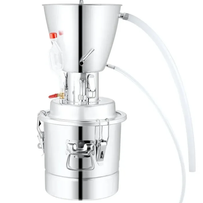 13 Gal. Alcohol Distiller Machine Brewing Equipment DIY Whiskey Home Still, Stainless Steel