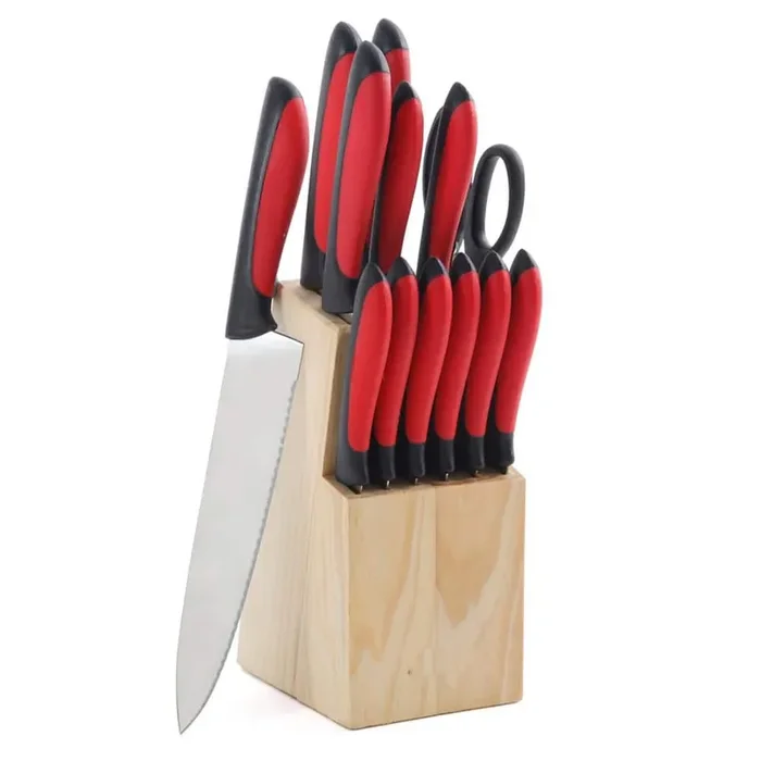 14-Piece Cutlery Set In Red