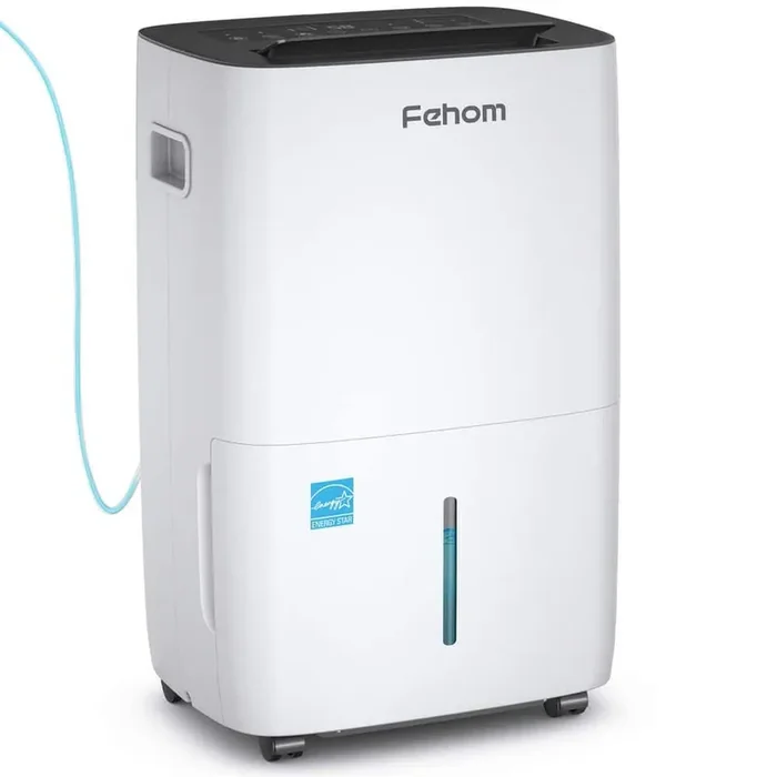 150 pt. 7,000 sq. ft. Energy Star High Humidity Dehumidifier in White with Bucket and Pump for Bedroom, Basement