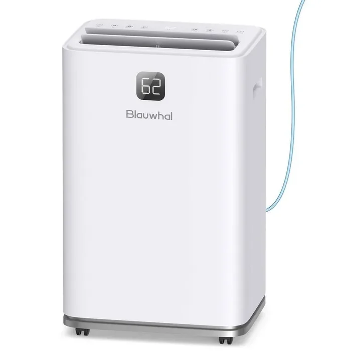 150 pt. 8000 sq.ft. Dehumidifier in White with Drain Hose, Auto Defrost, Child Lock, 3 Modes, Timer