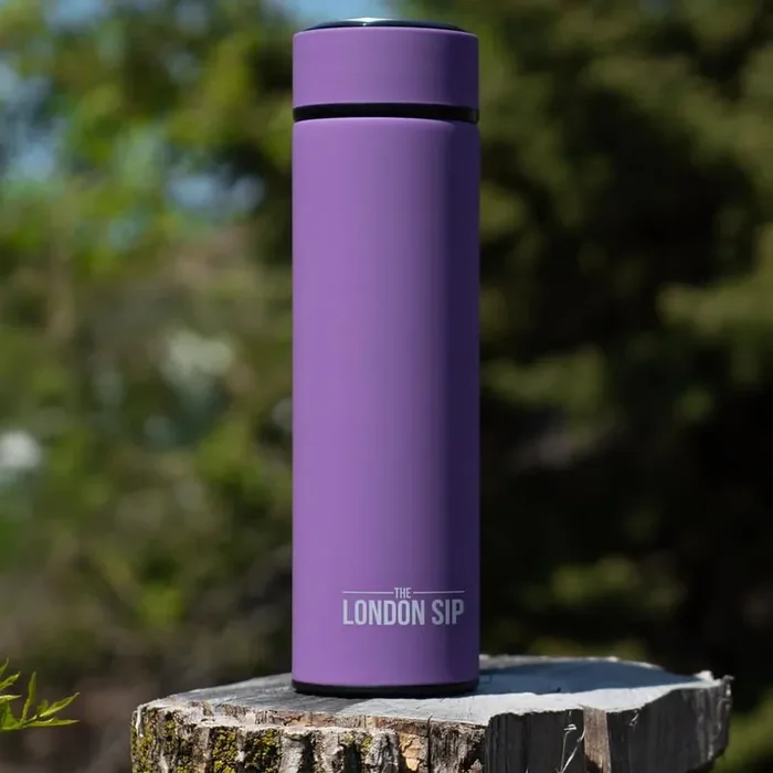 16 oz. Purple Stainless Steel Tea Infuser Bottle