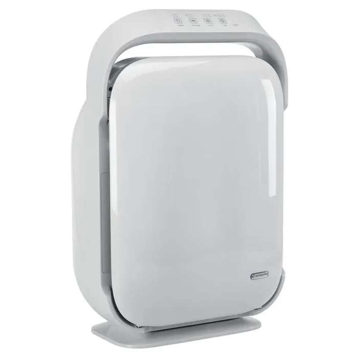 1620 sq. ft. HEPA Pure Filter Console Air Purifier 27 in. White for Home, UV-C, Wildfire Smoke, Dust, Odors, Allergens