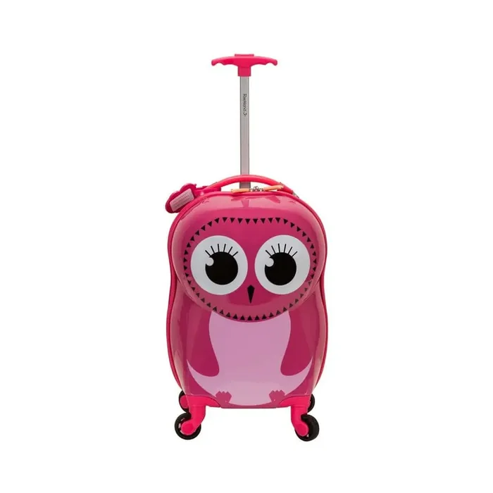 17 in. Jr. Kids‘ My First Polycarbonate Hardside Spinner Luggage, Owl