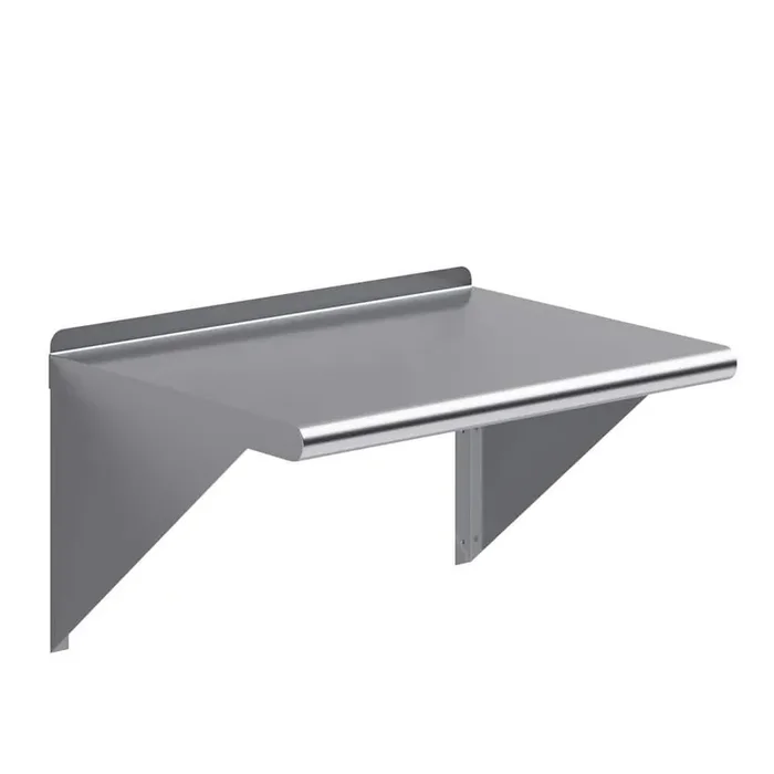 18 in. x 24 in. Stainless Steel Wall Shelf Kitchen, Restaurant, Garage, Laundry, Utility Room Metal Shelf with Brackets