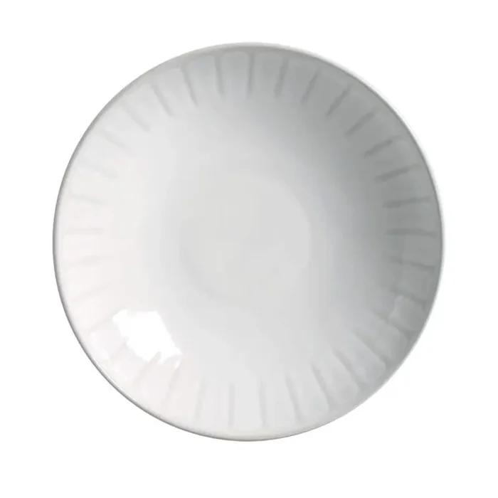 19.45 fl. oz. Aurora White Stoneware Coup Soup Bowl (Set of 6)