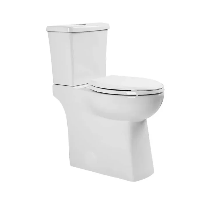 21 in. 2 Piece Extra Tall Toilet for Seniors with Skirted and Elongated Bowl, 1.1/1.28 GPF Dual Flush, 12 in. Rough-In