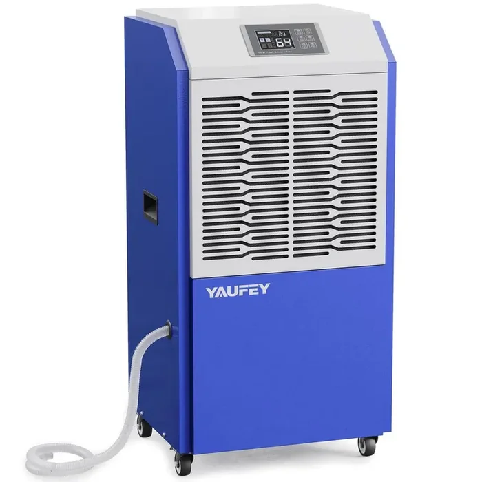 216 pt. 8,500 sq. ft. Commercial Dehumidifier in Blue with Timer and Automatic Defrost for Basement, Garage, Gym
