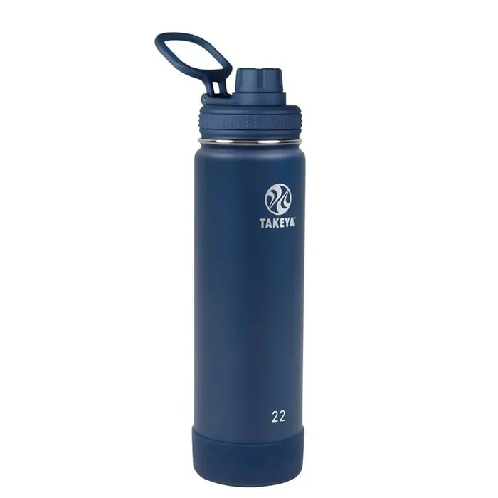 22 oz. Midnight Actives Insulated Stainless Steel Spout Bottle