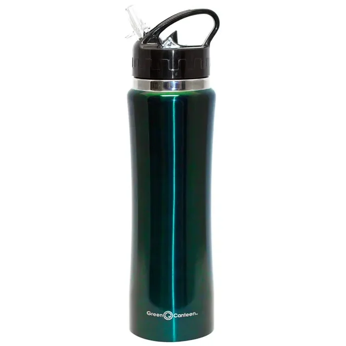 25 oz. Hunter Green Stainless Steel Double Wall Thermal Vacuum Bottle (6-Pack)