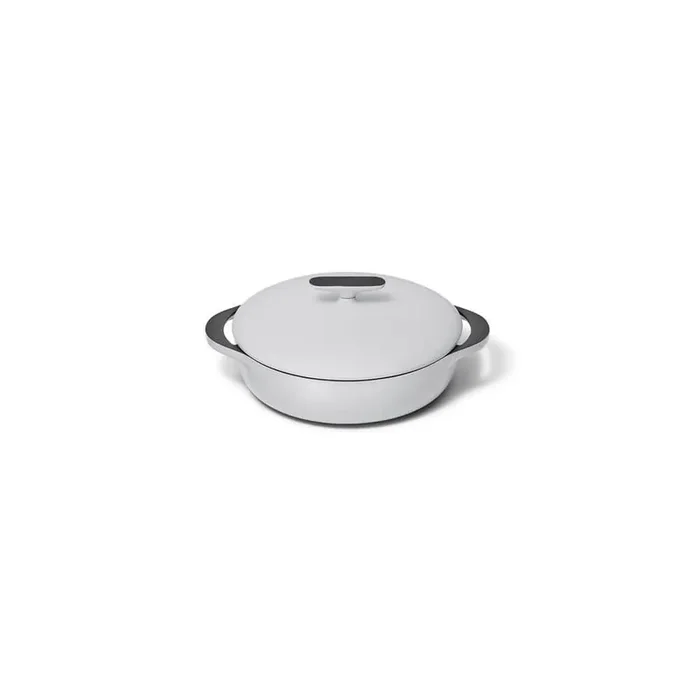 3.5 Qt. Gray Cast Iron Braiser with Domed Lid