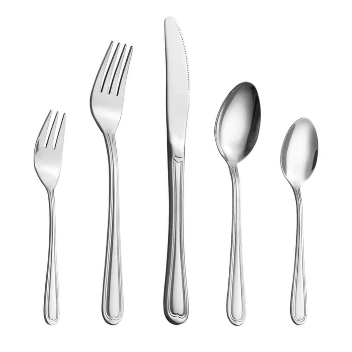 30-Piece 18/8 Classic Mirror Polish Stainless Steel Silverware Flatware Sets (Service for 6)