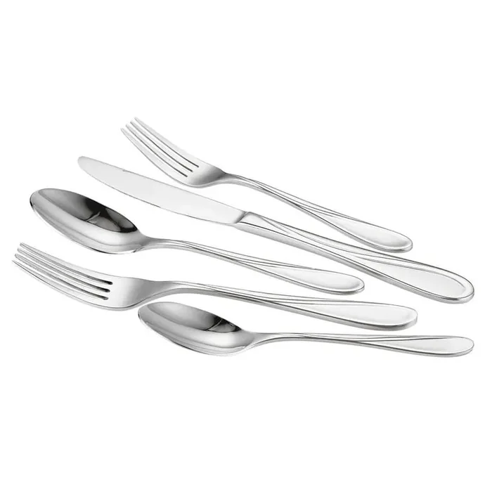30-Piece Stainless Steel Flatware Set, Food-Grade Mirror Finish Cutlery, Dishwasher Safe Utensils for Kitchen