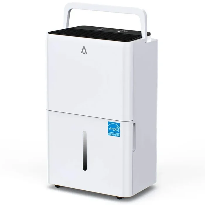 32 pt. 3,000 sq. ft. Dehumidifier in. white with Humidity Control and Timer, Portable with Drain Hose, Bucket