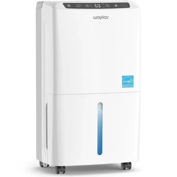 34 pt. 2,500 sq. ft. Energy Star Dehumidifier in. White with Bucket, Drain Hose, Auto Defrost, Timer for Home, Basement