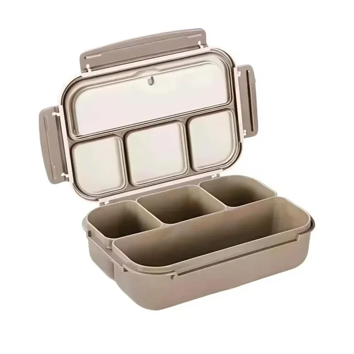 40 oz. / 5 Cup Bento Box Adult Lunch Box, Food Storage Containers for Adults Men Women with 4 Compartments