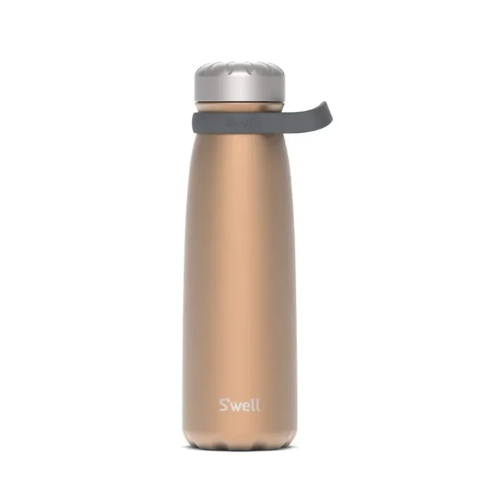 40 oz. Pyrite Stainless Steel Traveler Triple-Layered Vacuum-Insulated Bottle