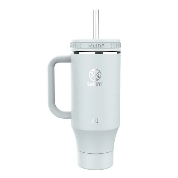 40 oz. Stainless Steel Standard Tumbler with Straw in Mist
