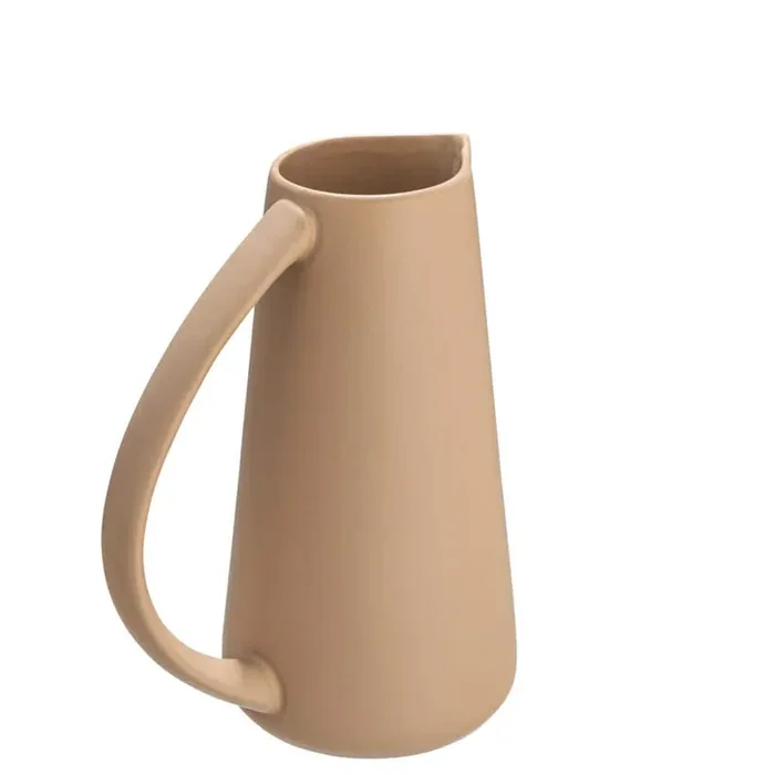 48 oz. Matte Putty Beige Stoneware Pitcher