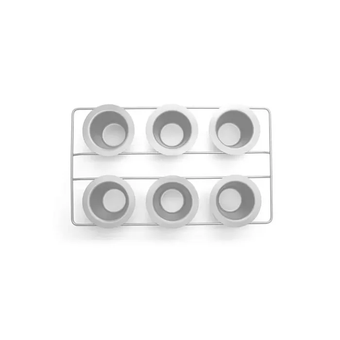 6-Cups Stainless Steel Popover Pan 9 in. Length x 15 in. Width