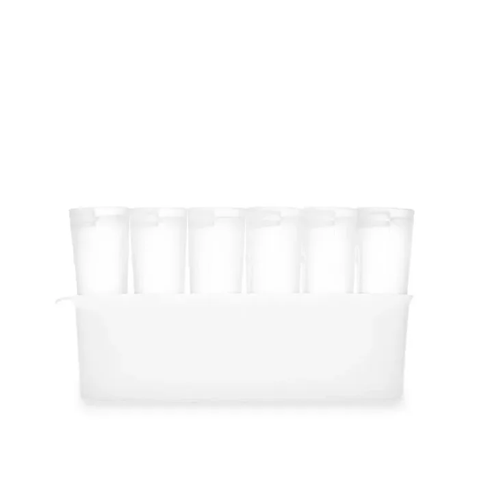 6 oz. Reusable Silicone Breast Milk Zippered Storage Container, Frost and Freeze Tray
