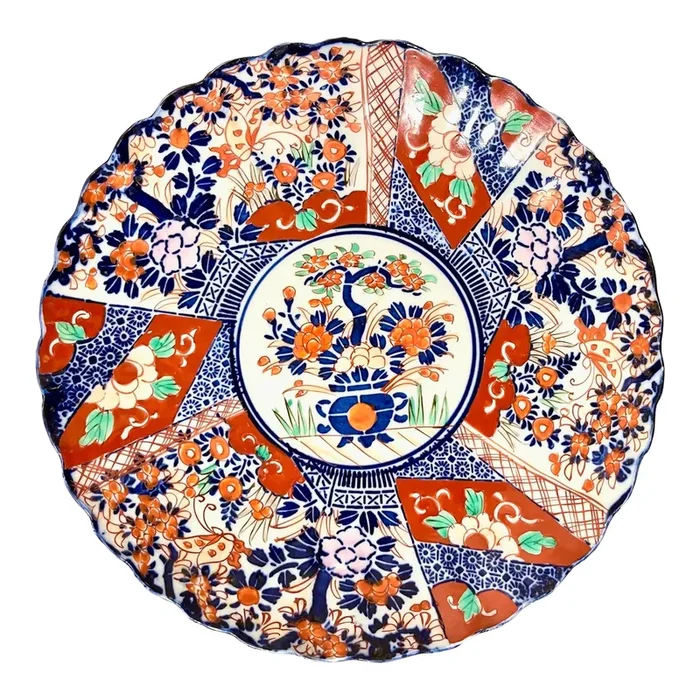 !9th C. Lobed Imari Platter