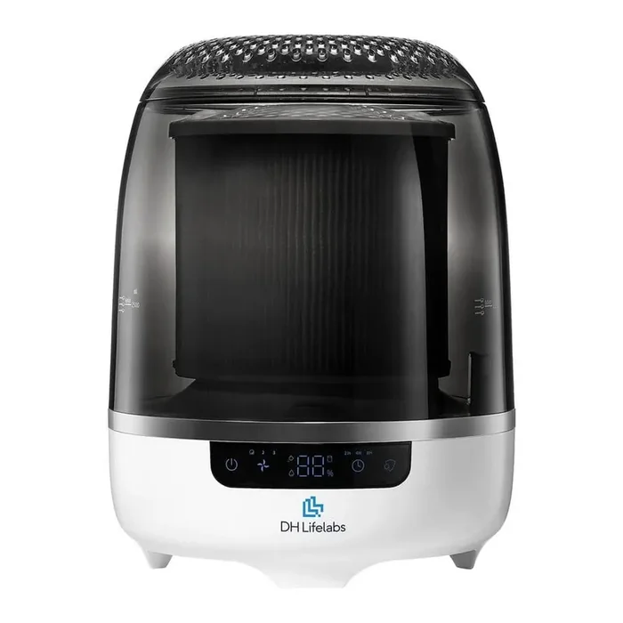 Aaira Mini 323 sq. ft. Console Air Purifier in Grey with HOCI Technology