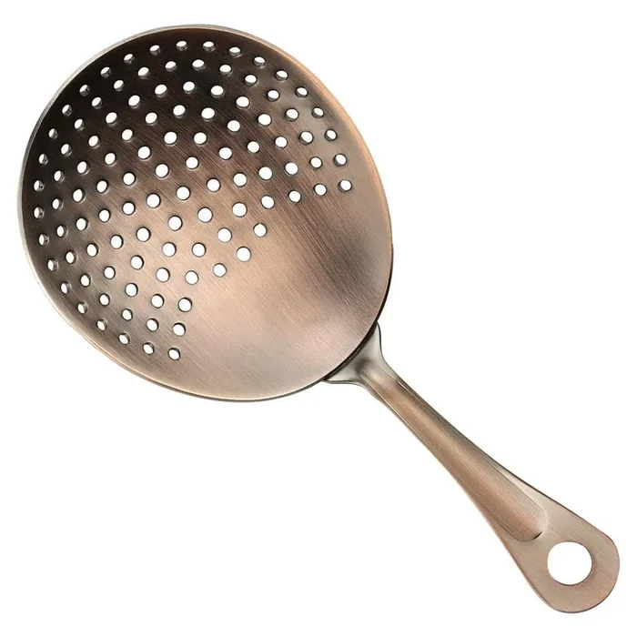 After 5-Antique Copper Finish Stainless Steel Julep Strainer