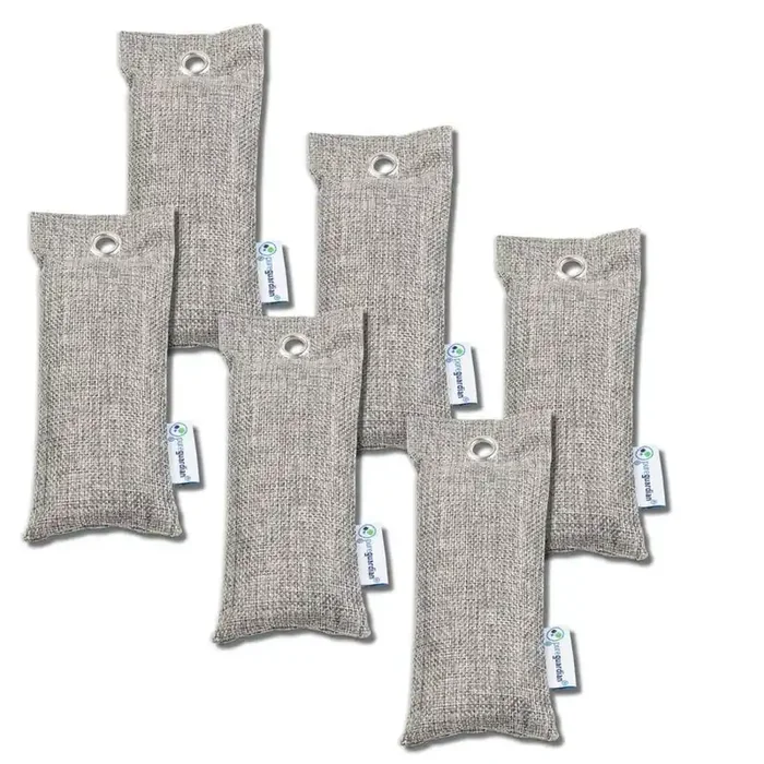 Air Purifying Bamboo Charcoal Bag, 2.6 oz (6-Pack)