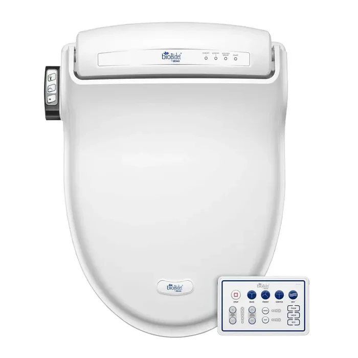 BB-1000 Supreme Electric Bidet Seat for Elongated Toilets in White