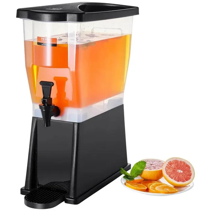 Beverage Dispenser 3 Gal. Drink Dispenser Plastic Juice Dispenser with Stand Spigot Lid Iced Tea Juice Water Dispenser