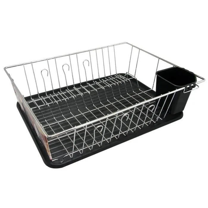 Black Countertop Dish Rack