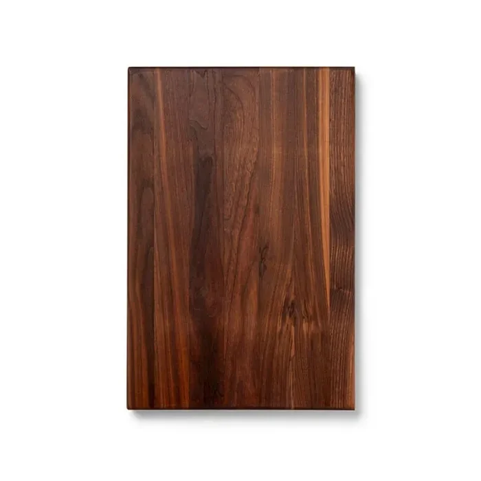 Block Wood 18 in. x 12 in. Rectangular Walnut Edge Grain Cutting Board